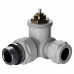 Набор термостатический трехосевой Royal Thermo Design Pro 15мм М30х1,5 (Белый)